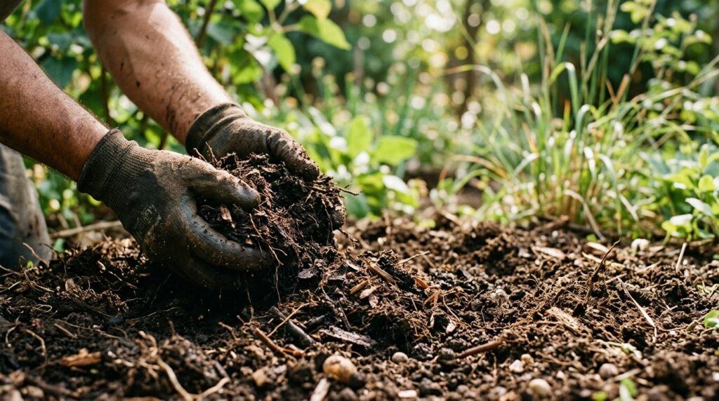 チガヤの役割を肩代わりして土を育てる