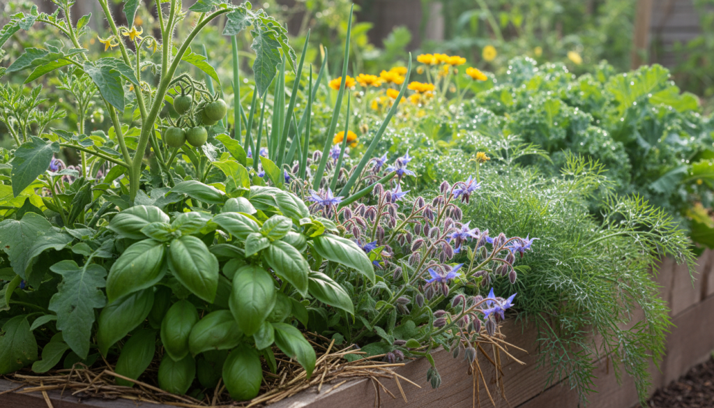 コンパニオンプランツってどんなもの？家庭菜園の頼れる味方