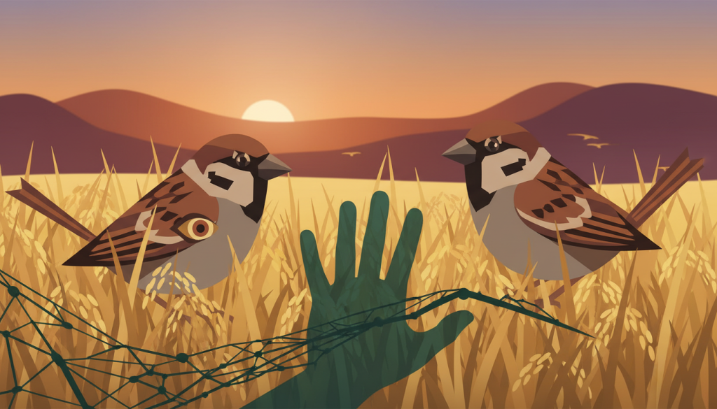 スズメは農家の隠れた敵？賢い害獣スズメの生態と効果的な対策方法