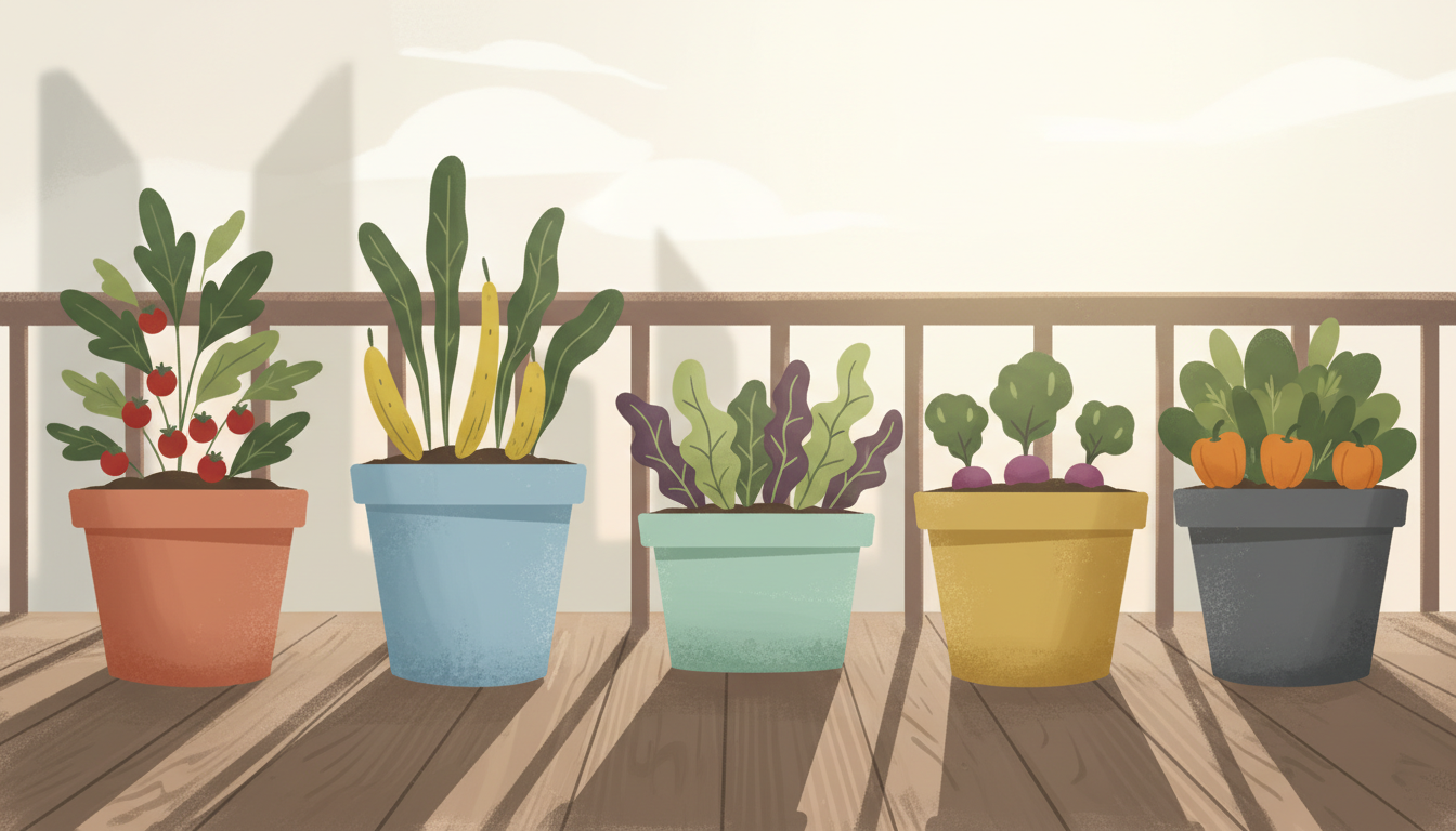 プランター栽培におすすめの野菜5選！初心者でも失敗しないベランダ菜園の始め方