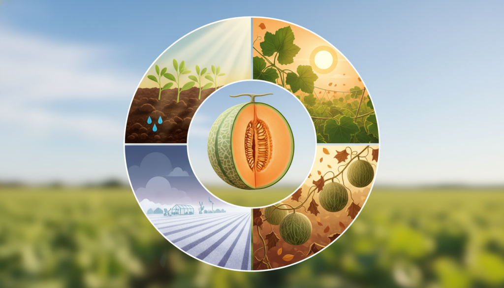 メロン栽培の年間スケジュールと適した環境