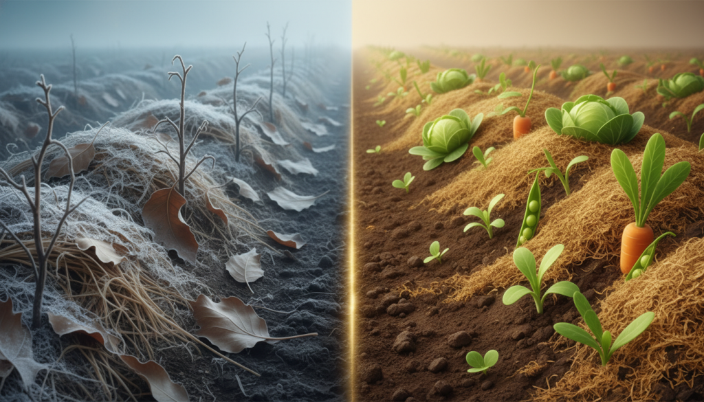 冬の畑の片付け方で来年の春野菜が劇的に変わる！土づくりと養生のコツ