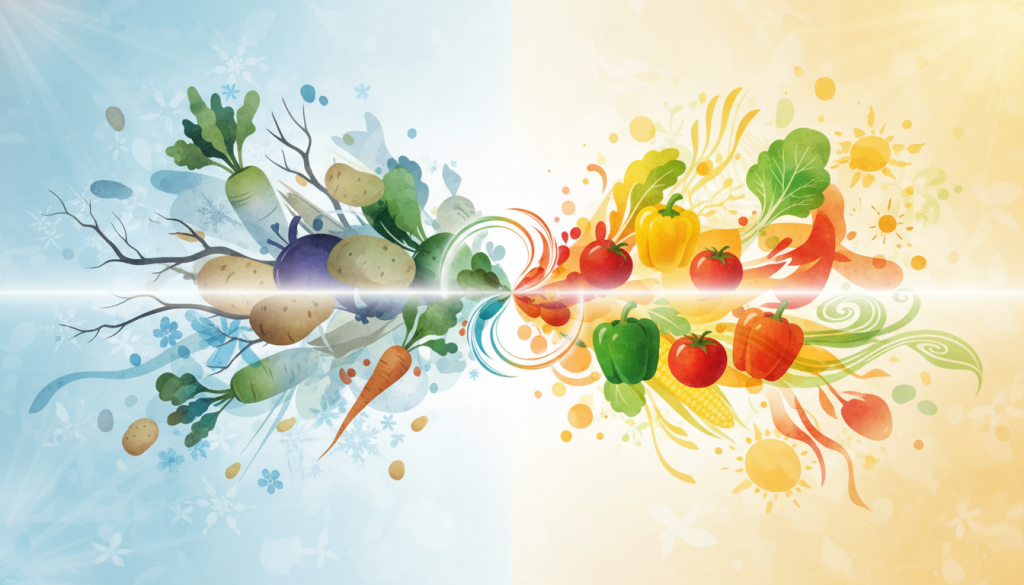 冬野菜と夏野菜の「本当の違い」とは？旬を楽しむ食卓の知恵