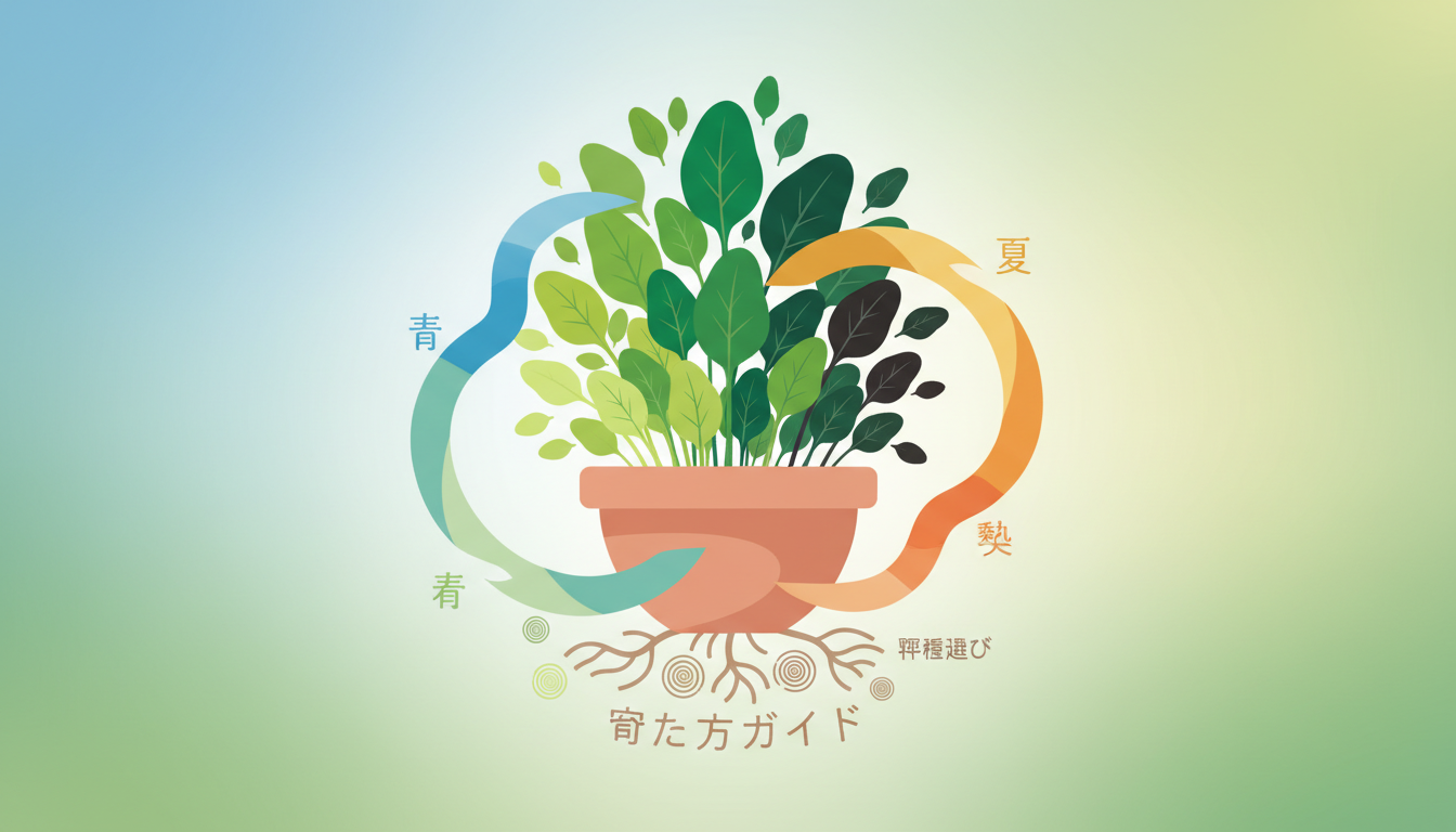 家庭菜園でほうれん草をプランター栽培！季節ごとの品種選びと育て方ガイド