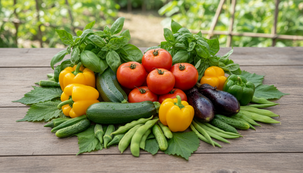 家庭菜園で人気の夏野菜！種類ごとの魅力と栄養
